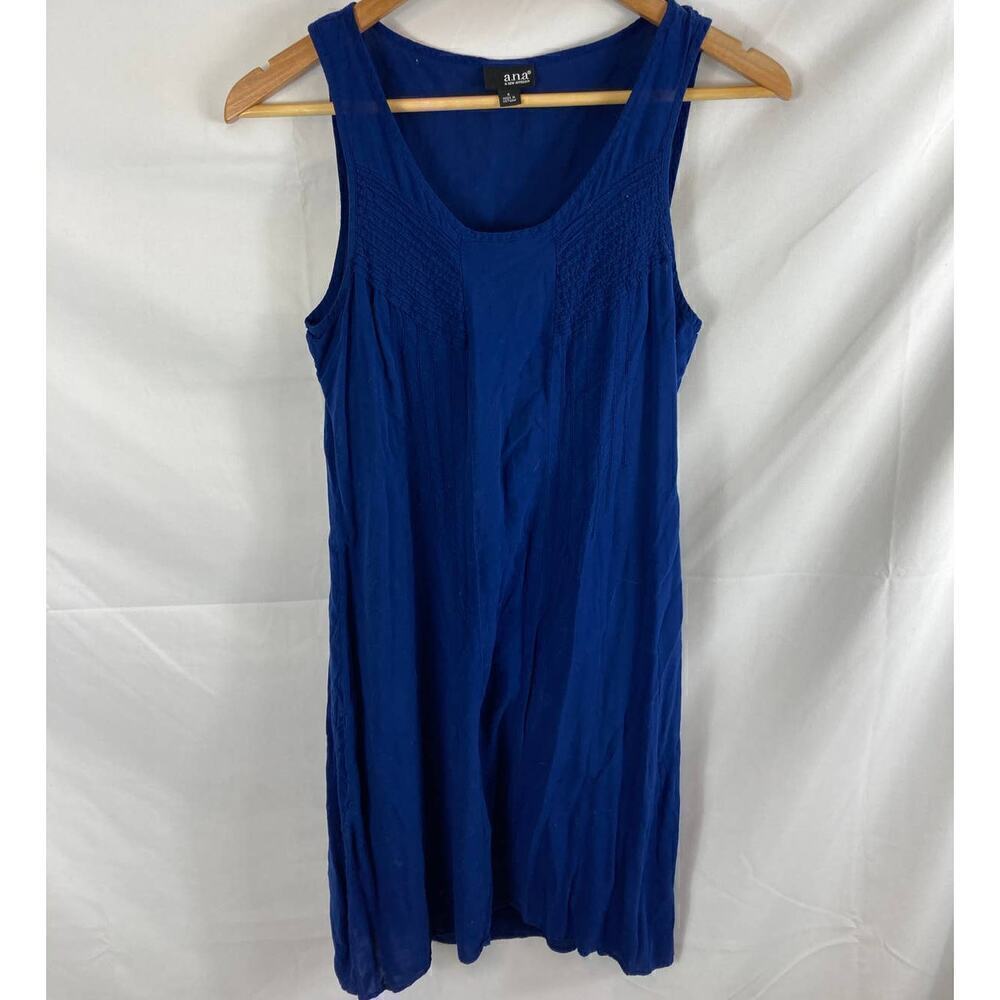 ANA Royal Blue Sleeveless Dress Small